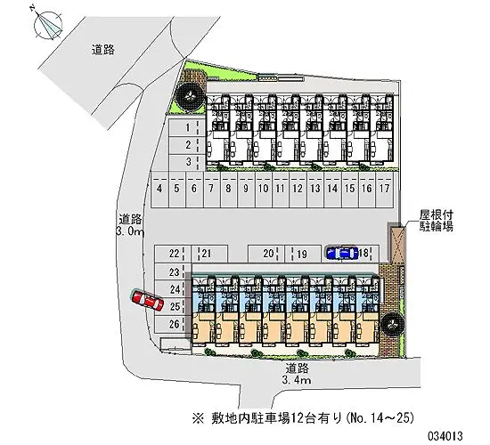 ★手数料０円★大川市榎津　月極駐車場（LP）